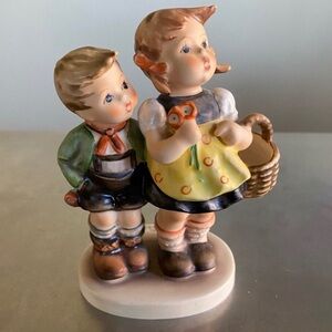 Vintage Hummel Boy & Girl with Basket to Market